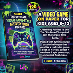 The Ultimate Video-Game-Style Activity Book For Kids