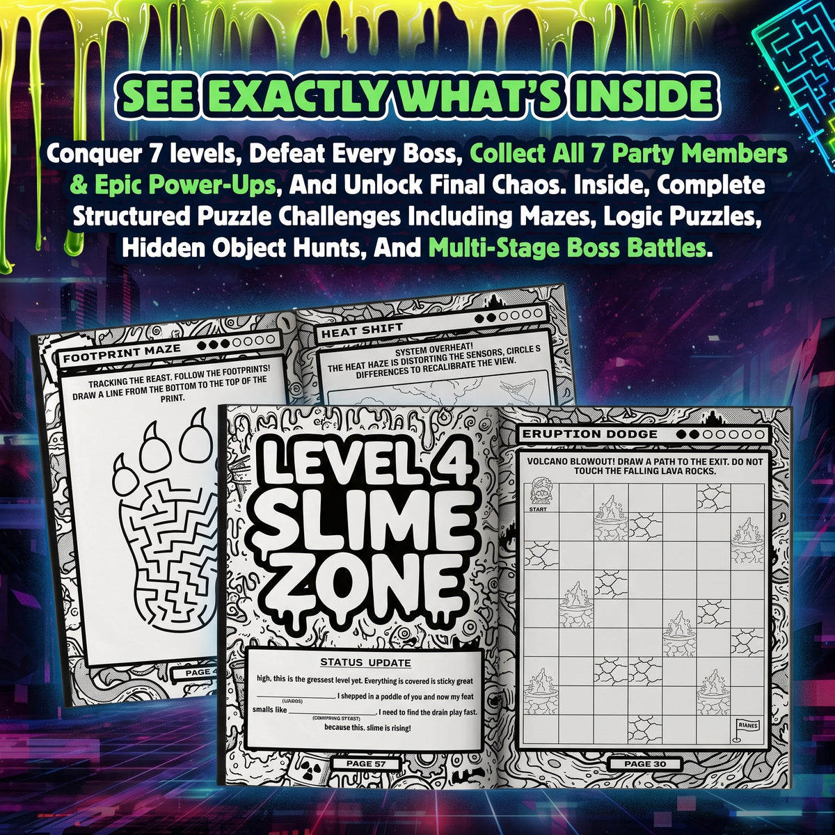 The Ultimate Video-Game-Style Activity Book For Kids