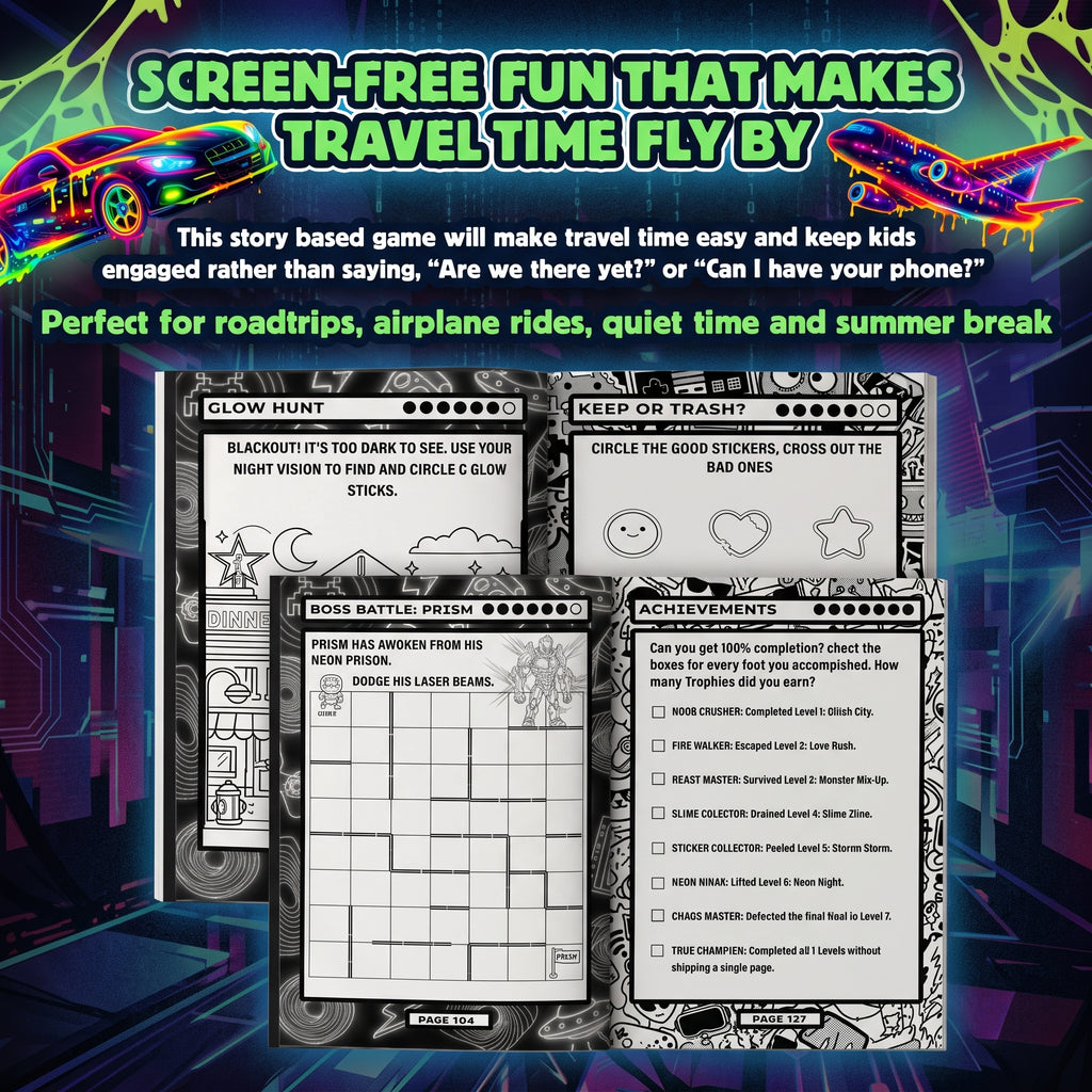 The Ultimate Video-Game-Style Activity Book For Kids